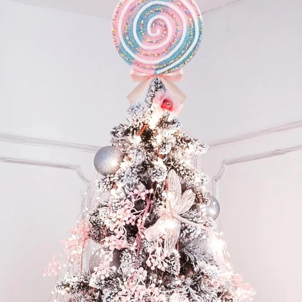 Colorful Swirl Lollipop Tree Topper